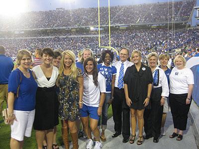 UK Plaid Recognition in 2008 during a football game halftime