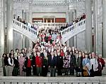 Governor Steve Beshear joined KEHA members in the Capitol during the afternoon for a photo and offered his congratulations