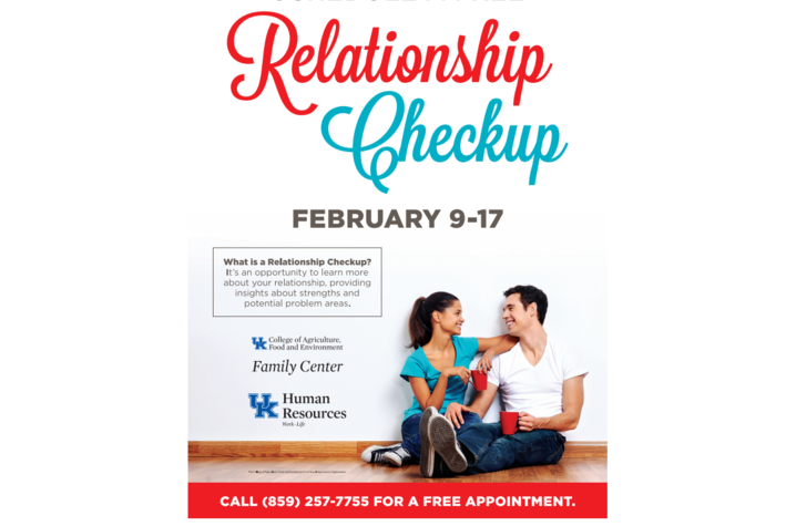Schedule a free Relationship Checkup Feb. 9-17 with UK Family Center.