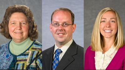 Judy Hetterman, Jason Swanson and Elizabeth Combs are the 2017 recipients of the Patricia Brantley Todd Awards of Excellence. 