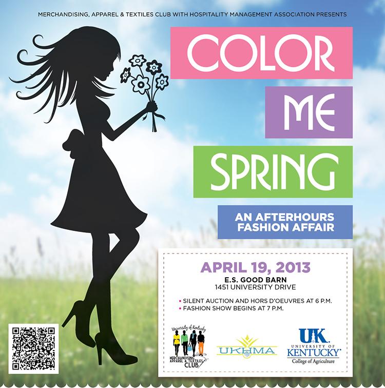 Color Me Spring Fashion Show Logo