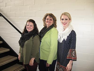 Brittany Bowling, Leslie County FCS Agent; Dr. Cherry Kay Smith, FCS Extension Program Leader; and Karli Jessie, Jessamine County FCS Agent