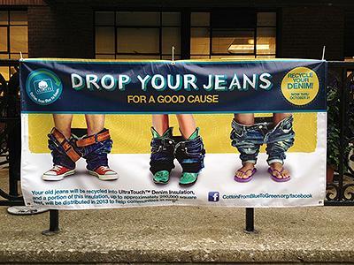 Drop Your Jeans For a Good Cause Banner