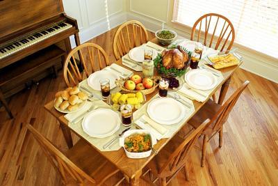 Table with healthy meal