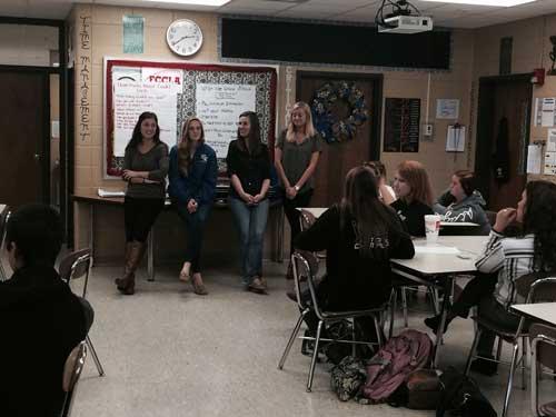 Hospitality Management Students and Faculty Visit Boyle County High School