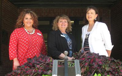 Morgan (left) and Kay (right) are pictured with Dr. Cherry Kay Smith (center), Family and Consumer Sciences Extension Program Leader.