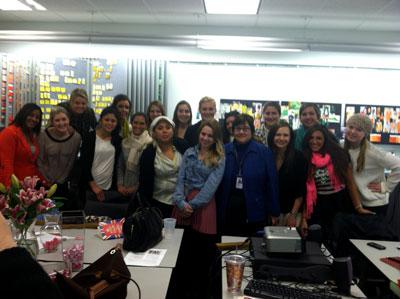 2013 MAT study tour group with Macy’s Director of Color Services, Jean Hoskin