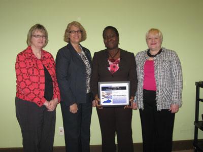 Laura Stephenson, Sandra Bastin, Ingrid Adams and Ann Vail