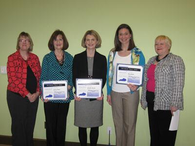 Laura Stephenson, Jeanne Davis, Jennifer Hunter, Katie Keith, and Ann Vail