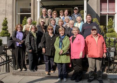 2013 Scotland study tour group