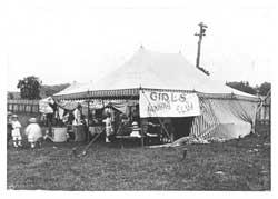 Girls Canning Club Tent