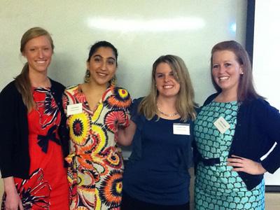 Mary Graham, Farah Delshad, Susannah Treese and Amanda Caldwell. 