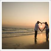 Couple on beach