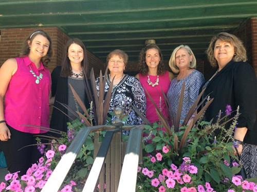 (left to right) Whitney Hilterbran, Scott County; Mandi Broderick, Lewis County; Janey Cline, Hart County; Natalie Jones, Physical Activity Coordinator; Peggy Jones, Rowan County and Cherry Kay Smith, Family and Consumer Sciences Extension Program Leader