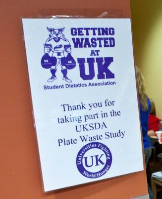 Getting Wasted at UK sign