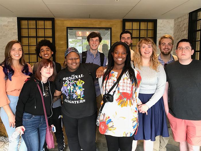 Kara Burns (pictured center of front row) is a junior majoring in Family Sciences. Earlier this summer, she participated in a two-week study abroad course in Korea and Japan, focusing on family, consumers and culture. She shares her experiences.