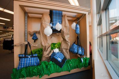 Window Display with Lanterns